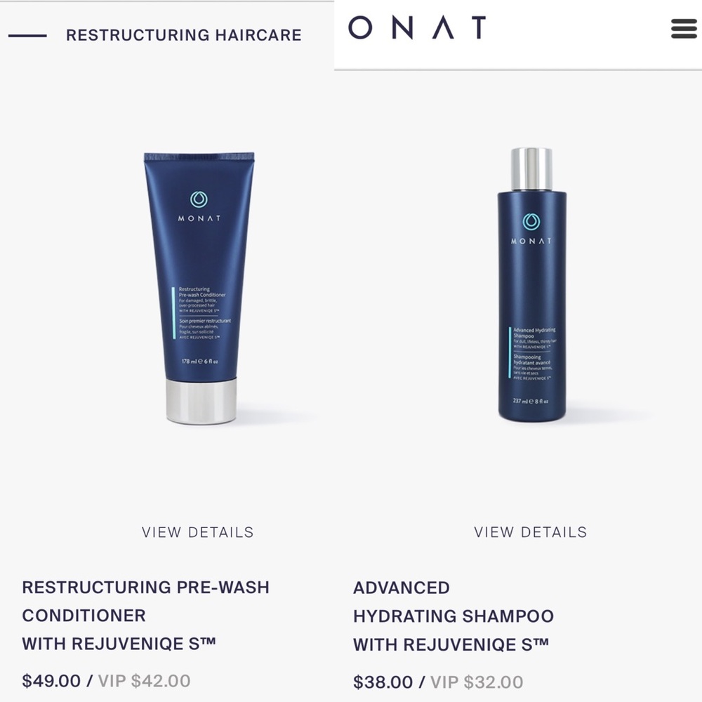 3 pc Monat Shampoo & Conditioner Bundle 🧖🏽‍♀️